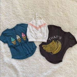 Bundle of O’Neill tips girls 3T